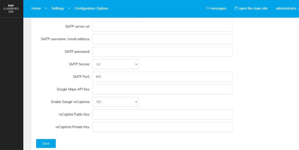 improvements classifieds script