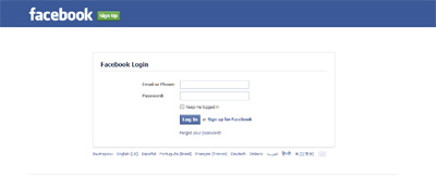 Facebook login feature classifieds script