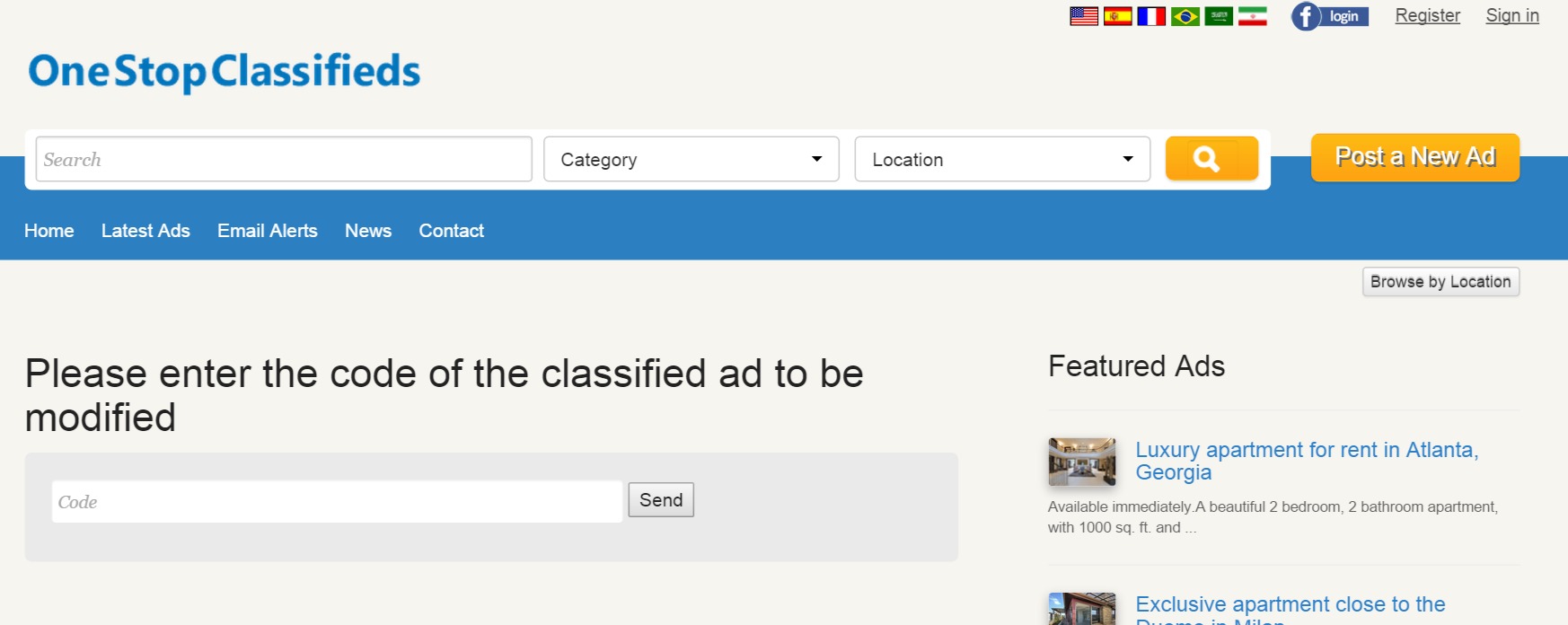 modifying an existing ad php classifieds script